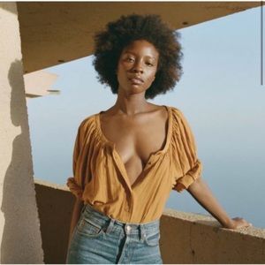 NWOT Doen Jeanne top in foxtail